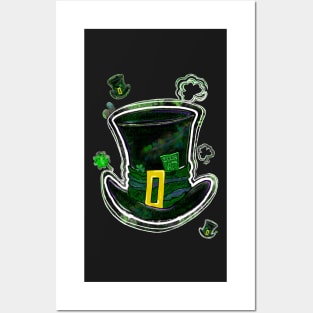 Leprechaun hat Irish AF Posters and Art